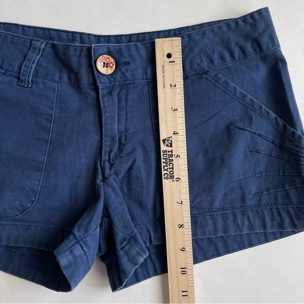Vintage OP Navy Blue Women's Shorts Size 5 - Picture 7 of 8